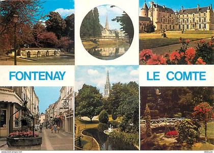 Carte Postale - 85 - Fontenay le Comte - Multivues - Flamme Postale de Fontenay le Comte - CPM - Voir Scans Recto-Verso