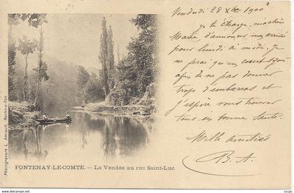 CPA Fontenay-le-Comte La Vendée au roc Saint-Luc