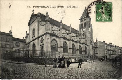 Fontenay sous Bois CPA L'eglise