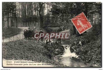 Fontenay sous Bois CPA Petite cascade pres du lac des Minimes