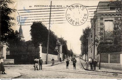 Fontenay sous Bois CPA Rue du clos d'Orleans