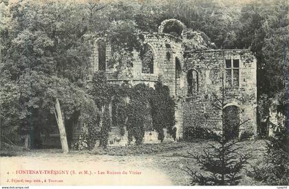 CPA Fontenay Tresigny (S et M) Les Ruines du Vivier