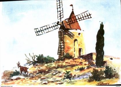 CPM Fontvieille Le Moulin de Daudet