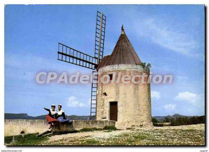 CPSM Au Coeur de la Provence Fontvieille B du R Le celebre Moulin de Daudet
