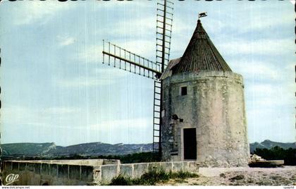 Fontvieille - Le Moulin - windmill - CPA