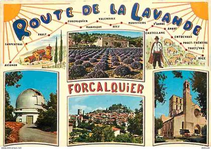 04 - Forcalquier - Route de la Lavande - Multivues - CPM - Voir Scans Recto-Verso