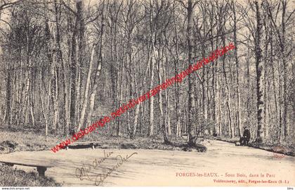 Sous-bois dans le Parc - Forges les Eaux - (76) Seine Maritime