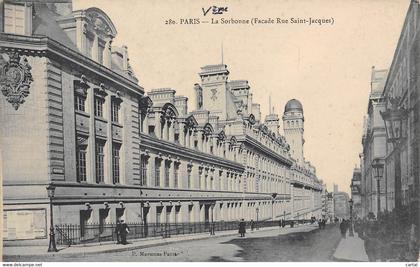 75 - PARIS - La Sorbonne (Façade Rue Saint-Jacques)