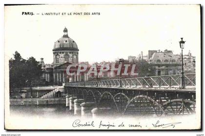 CPA Paris l'Institut et le Pont des Arts
