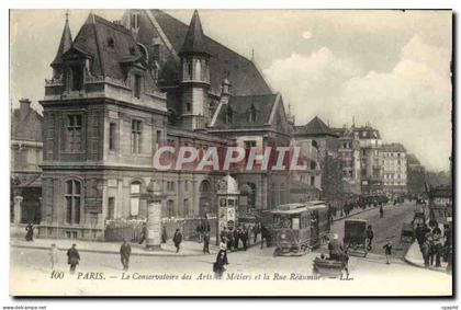 CPA Paris Le Conservatoire Des Arts Et Metiers Et La Rue Reaumur