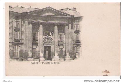 PARIS FACULTE DE DROIT