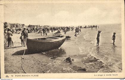 CPA Fort Mahon Plage La plage a maree haute