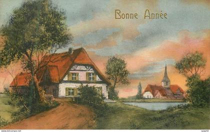 CPA Bonne Annee