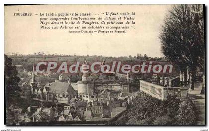 CPA Fougeres Le Jardin Public