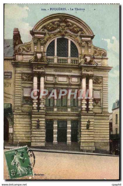 CPA Fougeres Le Theatre