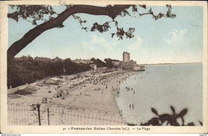 CPA Fouras les Bains Charente Inf La Plage