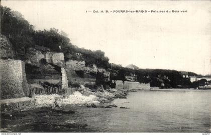 CPA Fouras Les Bains Falaises Du Bois Vert
