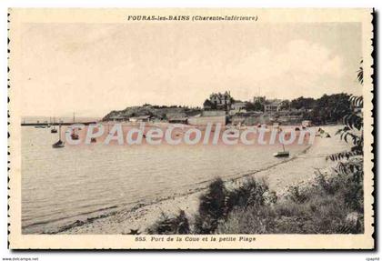 CPA Fouras Les Bains port de la Coue petite plage