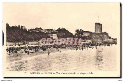 CPA Fouras les Bains Vue d'ensemble de la Plage
