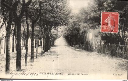 Fouras les Bains - Avenue du Casino - CPA
