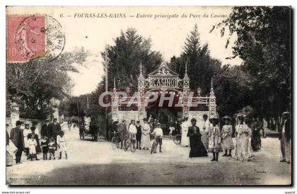 Fouras les Bains - Entree Principale du Parc du Casino - enfants - CPA