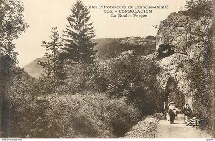 CPA Franche Comte Consolation La Roche Percee Sites Pittoresques