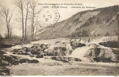 CPA Sites Pittoresques de Franche Comte Syam (Jura) Cascade du Barrage