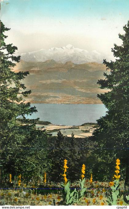 CPM La franche comte pittoresque 3222bis le lac leman et le mont blanc vus du col de la faucille