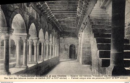CPA Cathedrale De Frejus Escalier des cellules Promenoir des moines