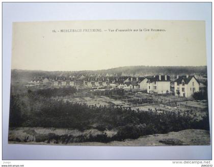 MERLEBACH-FREYMING  (Moselle)  :  Vue d'ensemble sur la  Cité  REUMAUX