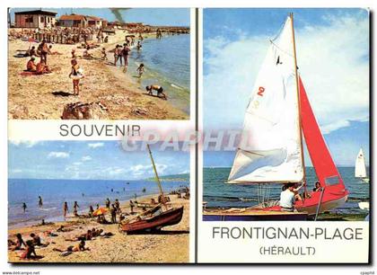 CPM Frontignan Plage Herault les belles plages de la Mediterranee les joies de la mer et plaisirs de