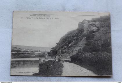 Fumay, la roche de l'Uf et la Meuse, Ardennes 08