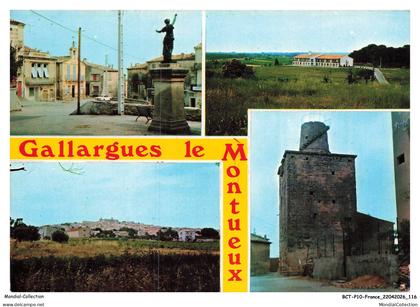 BCTP10-1099-30 - GALLARGUES LE MONTUEUX - Vues pittoresques