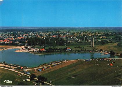 BAS RHIN GAMBSHEIM vue générale aérienne