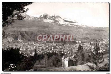 CPM Gap Vue Generale Route Napoleon Gleize Aiguille Col Bayard et le petit Chaillot