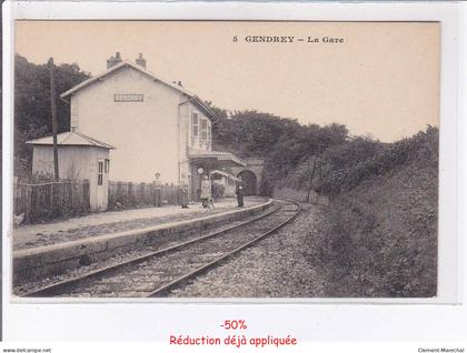GENDREY: la gare - Très bon état