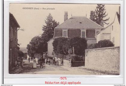 GENDREY : rue principale - Tres bon etat
