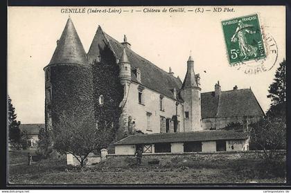 CPA Genillé /I.-et-L., Chateau du Genillé
