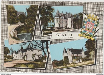 Indre et loire : GENILLE : Genillé : vues  , touraine