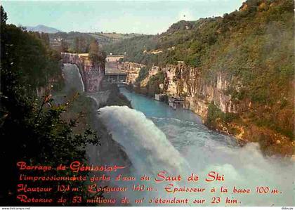 01 - Genissiat - Le Barrage - CPM - Voir Scans Recto-Verso
