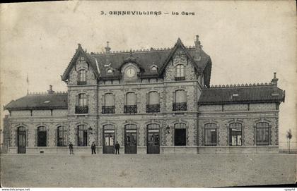 CPA Gennevilliers La Gare