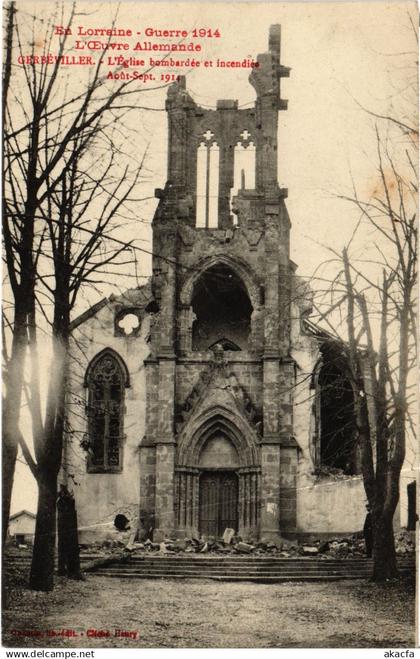 CPA Gerbeviller Eglise (1467279)