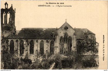 CPA Gerbeviller Eglise bombardee (1471879)