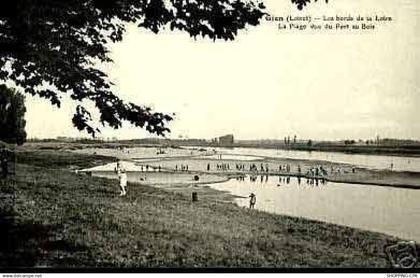 45 - GIEN - BORDS DE LA LOIRE - LA PLAGE