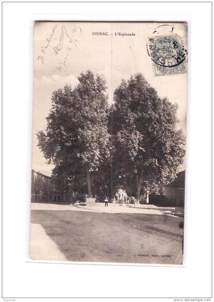 34 GIGNAC Esplanade, ed Froment, 1905