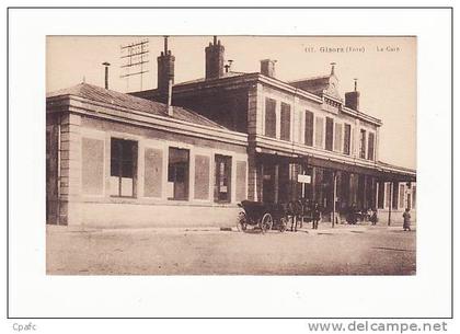 carte 1920 GISORS LA GARE