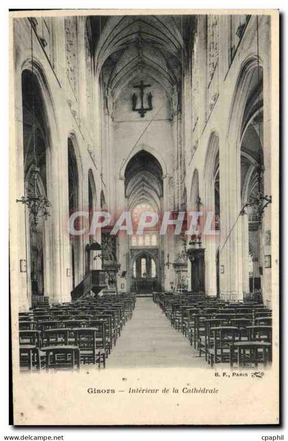 CPA Gisors Interieur de la Cathedrale