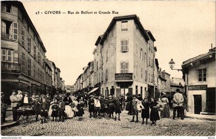 CPA Givors Rue de Belfort Grande Rue (1392171)