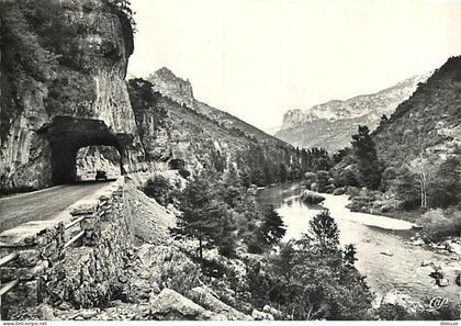 Carte Postale - 48 - Les Gorges du Tarn - Le Tarn et Ja Route des Gorges près du Rozier - Mention Photographie véritable