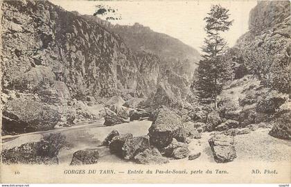 CPA Gorges du Tarn entree du Pas de Souci perte du Tarn